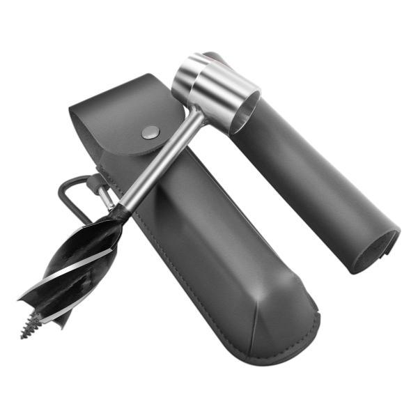 オージェドリルビット屋外サバイバルパンチツールキャンプブッシュクラフト手動ホールメーカーレンチウッド...