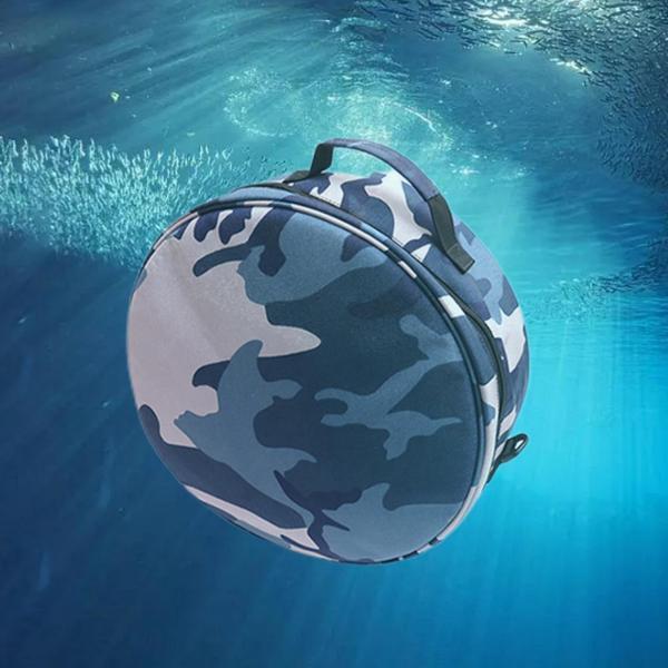 スクーバダイビングレギュレーターバッグポーチ耐久性のあるレギュレーターギアダイビングパッド入りラウン...