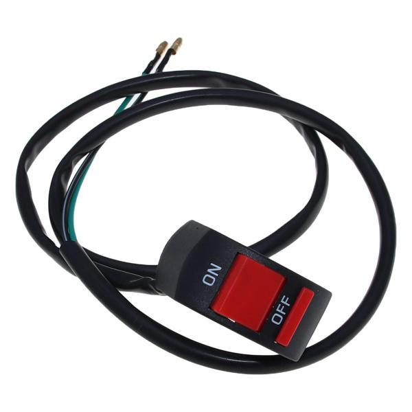オートバイのハンドルバーマウントスイッチ7/8インチマウント31.5インチ長ケーブルアクセサリ
