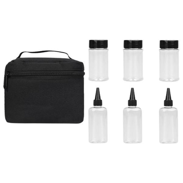 クリアキャンプスパイスジャー調味料砂糖屋外バーベキューホーム用ボトルソルト