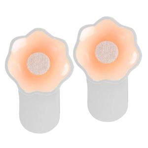 サスペンダースカートアンチバンプ用の超薄型ニップルカバー粘着性シリコーン
