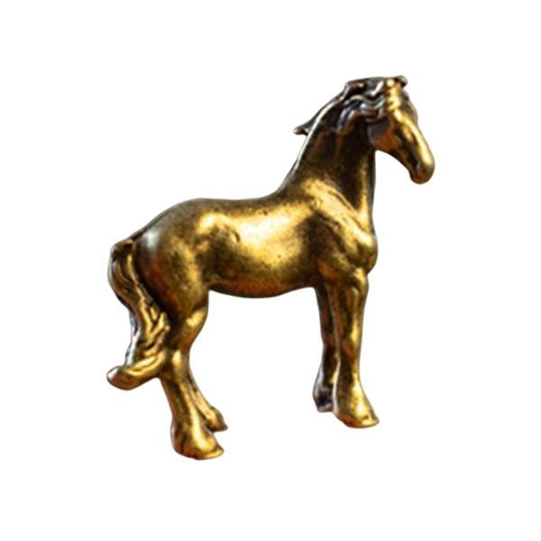 風景パビリオン フェスティバル DIY アクセサリーの馬の像の装飾