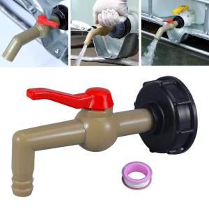 2個セット.IBC水タンク用カバーホースアダプター1000リットルタンクIBC