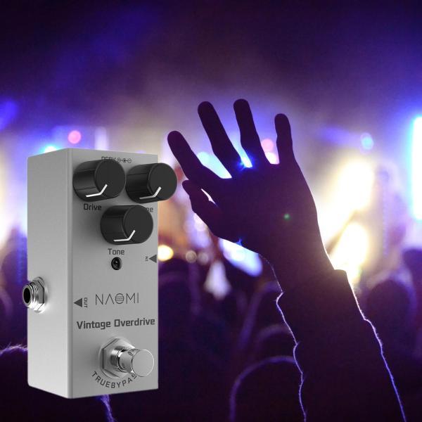 エレキギターベース用エレキギターペダルエフェクターLEDインジケーターDC 9V