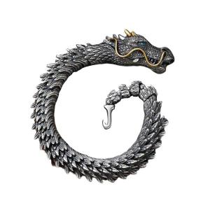 レトロ ドラゴン スケール ブレスレット ヒッ...の詳細画像4