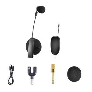 KIMAFUN 2.4Gワイヤレス サックス マイク クリップオン楽器用