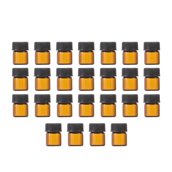 香水保管用の内栓付き空ガラスびん漏れ防止ミニ