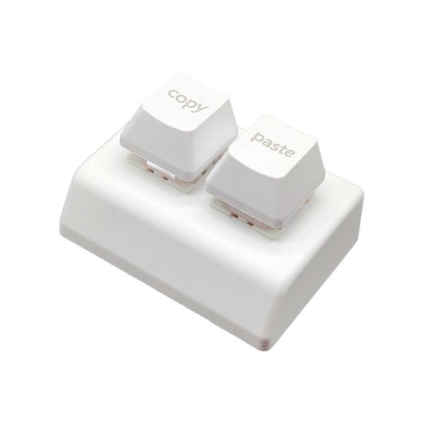 コピー アンド ペースト 2 キー キーボード レッド スイッチ USB ミニ 2 キー 描画用キー...