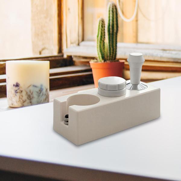 エスプレッソタンピングステーション エスプレッソタンパーマット コーヒータンパーホルダー 51/54...