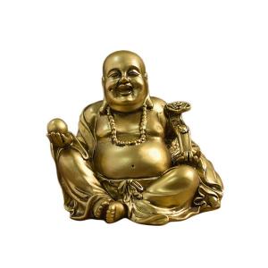 弥勒仏像 笑う仏像 Aureate 美的工芸品 収集価値のある仏像 ダイニングルーム 本棚 ホームデコレーション
