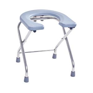 トイレ便器椅子ベッドサイド便器高耐久強力な支持力防水ポータブル折りたたみ便座建設現場旅行用