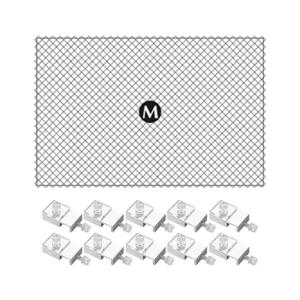 水槽蓋カバー 取り付け簡単 透明 5mm メッシュ 保護 60x45cm : STK
