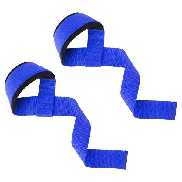 2x ウェイトリフティングストラップデッドリフトストラップワークアウトハンドグリップ男性女性リストス...