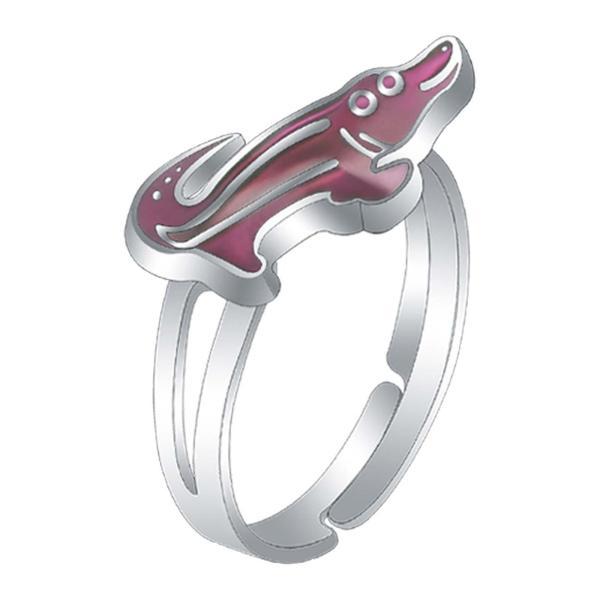 色が変わるリング オープニングリング スタッキング 温度に敏感 クリエイティブ ヴィンテージ ステー...