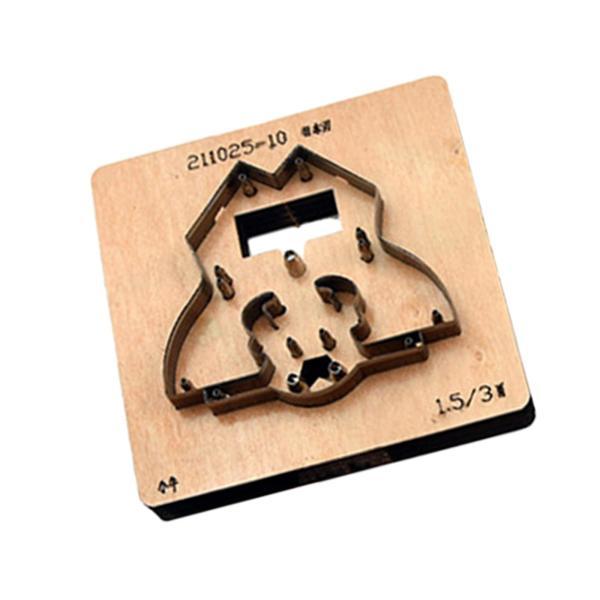 レザーカッティングダイパンチングテンプレート レザーカッティングモールド 切削工具 耐久性のある シ...