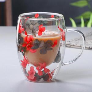二重壁ガラスコーヒーカップ、カプチーノカップ、...の詳細画像5