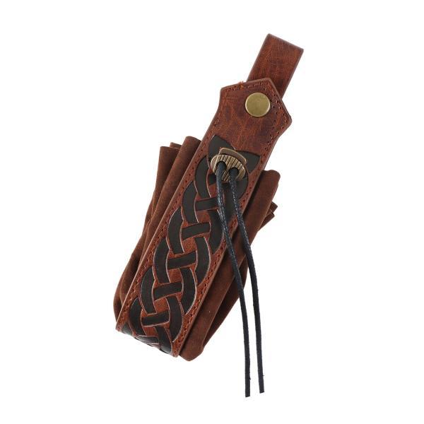 中世の騎士 PU ベルトポーチ財布レトロスタイル財布騎士ウエストベルトバッグハロウィンコスチュームア...