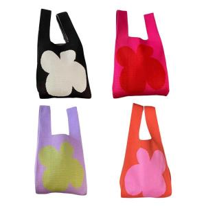 女性ショルダーバッグ旅行財布ニットバッグレディ...の詳細画像5
