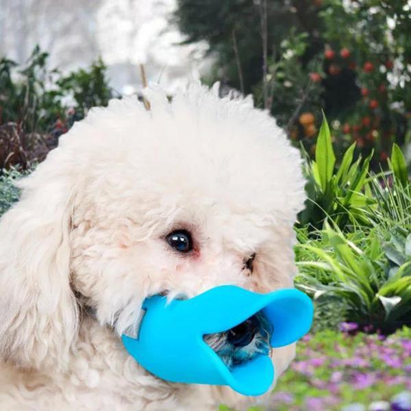 犬の口輪は小型中大型犬向けの噛みつきトレーニングを防ぎ、グルーミングソフトアヒルのシリコンマウスカバ...