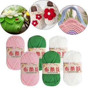 6x 編み糸セット分厚い糸かぎ針編み DIY ...の詳細画像1