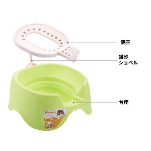 猫トイレオープントップペットトイレトレイ便器 ...の詳細画像2