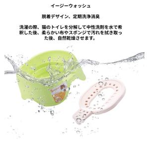 猫トイレオープントップペットトイレトレイ便器 ...の詳細画像5
