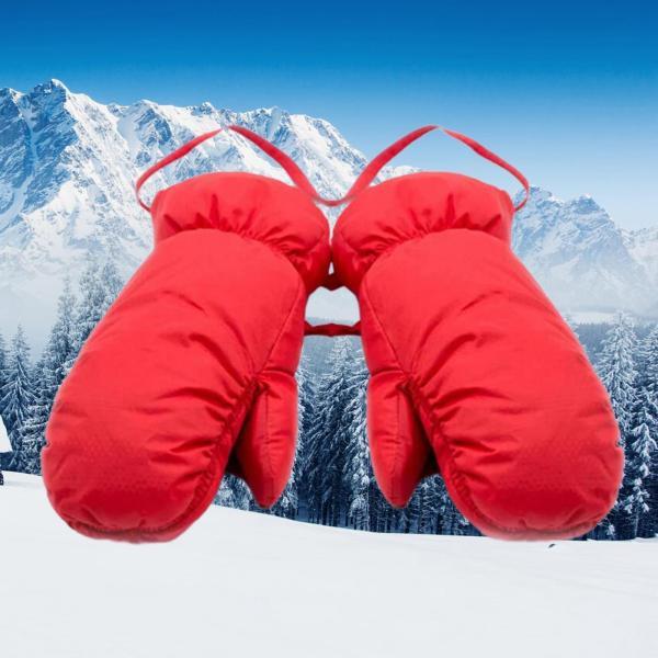 ダウンミトン防寒手袋厚みのある男性女性防風断熱冬雪ミトンスキーミトンスノーボード用