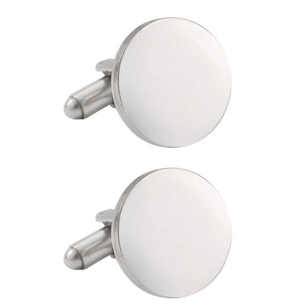 2x ドレスシャツ カフス メンズ カフス ノベルティ シャツ スタッド ラウンド カフス バレンタ...