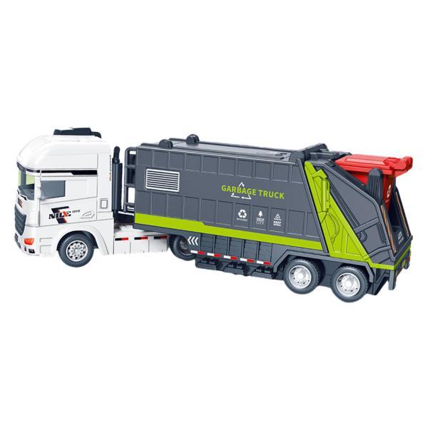 ゴミ収集車のおもちゃ ゴミ収集車 教育用おもちゃ 耐久性のあるゴミ収集車のおもちゃ 子供用