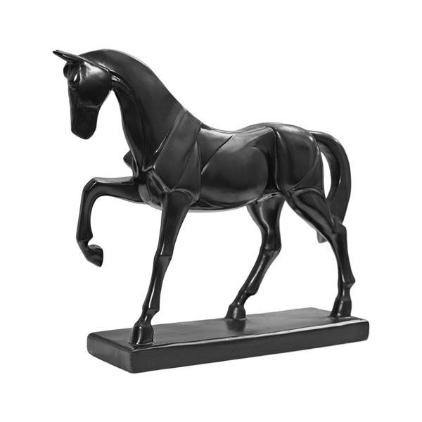 馬の像 馬の置物 クリエイティブ コレクタブル動物モデル 馬の装飾品 馬の彫刻 リビングルーム オフ...
