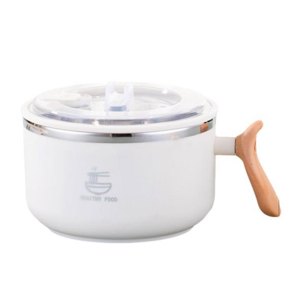ラーメンボウル サービングボウル 大容量食器 ステンレススチール インスタントラーメンボウル 電話ス...