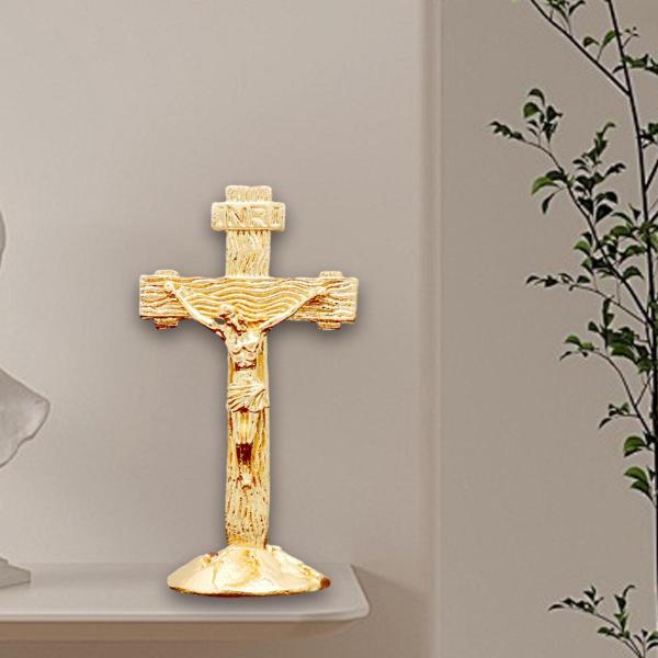十字架スタンディングクロス、キリスト教の十字架の装飾、テーブルスタンディングクロス