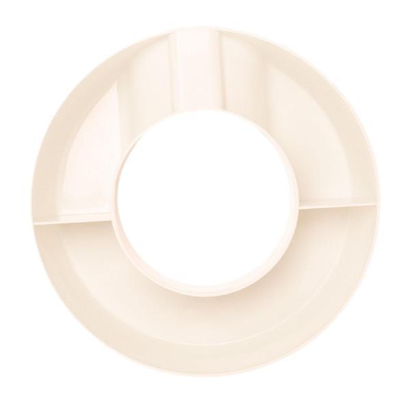 40オンスタンブラー用スナックボウル スナックプラッター 3つのコンパートメント付き 漏れ防止スナッ...