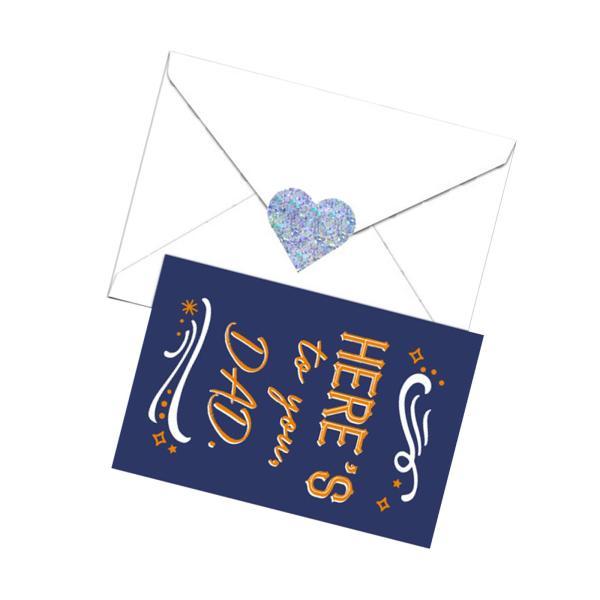 父の日カード 祝福カード クリエイティブホリデー 感謝祭カード グリーティングカード お父さん、男性...