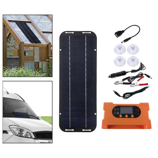 ソーラーパネルキットアクセサリー 防水、ポータブル、安定したパフォーマンス 4つの吸盤付き 家庭用R...