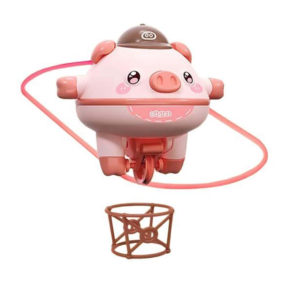 豚の綱渡りおもちゃ ノベルティおもちゃ パーティーの記念品 学習ゲーム かわいいバランスロボットおも...