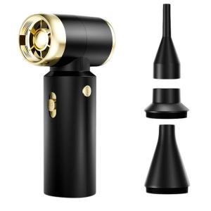 パワフルなミニパーソナルファン、無段階調節可能、コンパクト、低騒音、コードレスヘアドライヤー、スポーツ、アウトドア用ハンドヘルドファン。
