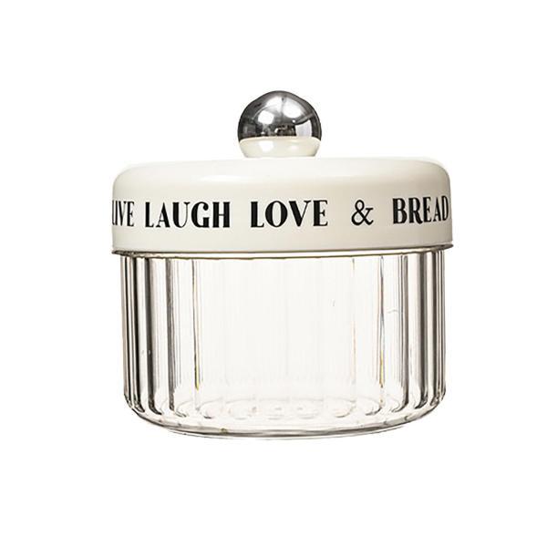 キッチン食品容器、保存容器、オーバーナイトオーツ容器、小麦粉、コーヒー豆のサービング用蓋付き透明食品...