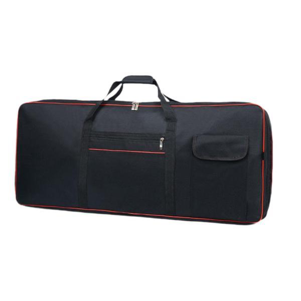 61 キー電子キーボードケース、ポケット 2 つ付き、防塵、調節可能なショルダーストラップ、オックス...