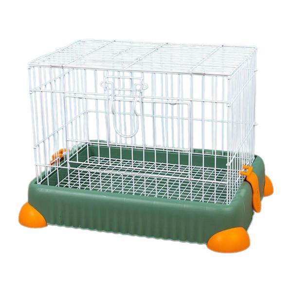 バニーケージ モルモットケージ お手入れ簡単 通気性 トレイ付き バニーハッチ 小動物ケージ チンチ...