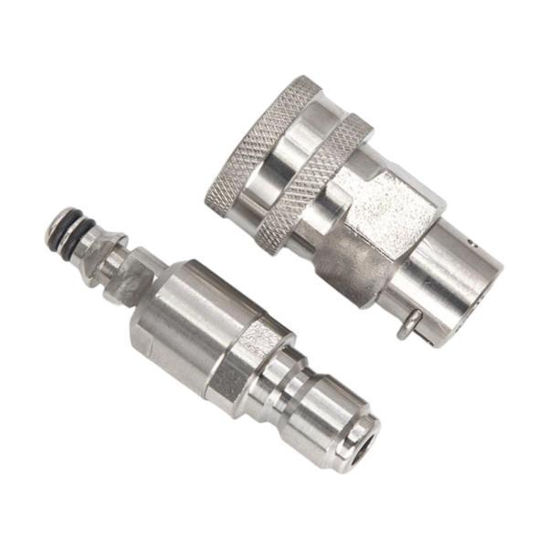 パワーウォッシャークイックコネクトアダプターアダプター 3/8インチ 高効率洗車機パーツ 頑丈なクイ...