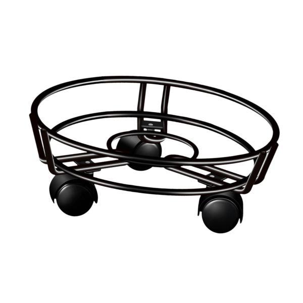 ポットキャディ ローリングプラントスタンド ガーデンホーム ロック可能なホイールプランタートロリー付...