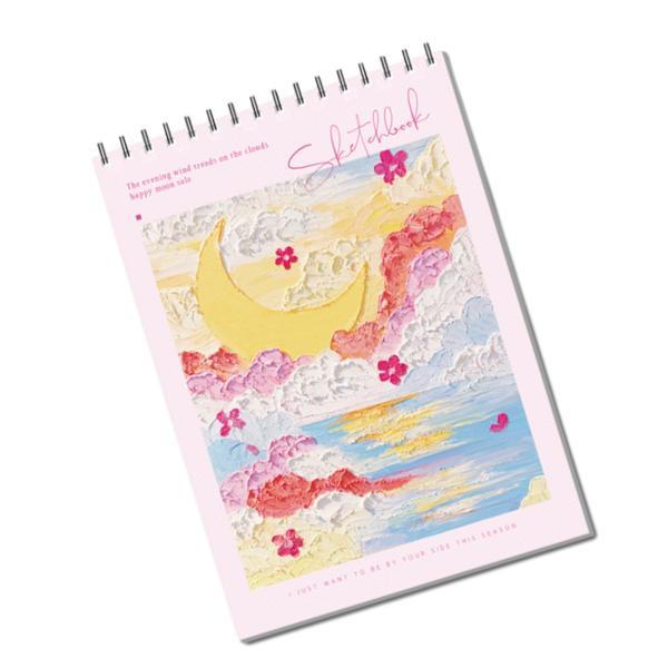 45 シート  スケッチパッド アクティビティ ペインティングブック ライティング ミニ 描画用紙パ...