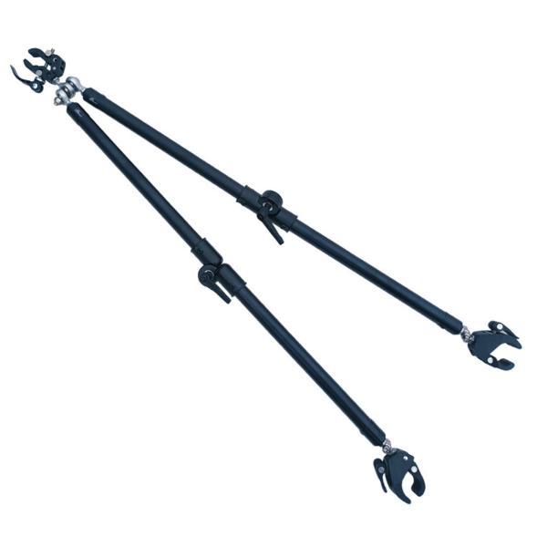 自転車トレーラーコネクタ折りたたみ式牽引バーアルミ合金多機能ポータブル簡単設置キャンプカートコネクテ...