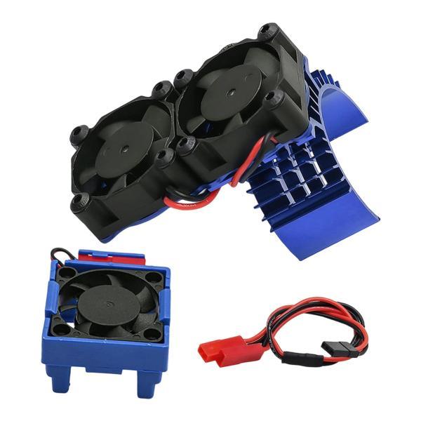 3340 RC冷却ファンヒートシンクモーターファンリモートコントロールカーアクセサリー信頼の高いダブ...