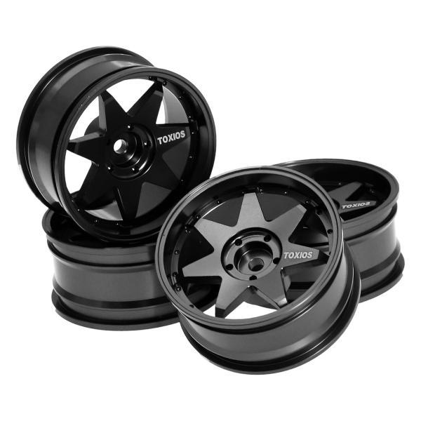 1/10スケールRCカーホイールリム、リモートコントロール車両パーツ、 D5およびTT02プロフェッ...