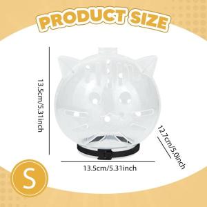 猫用口輪 ペット用口カバー 噛みつき防止 舐め...の詳細画像4