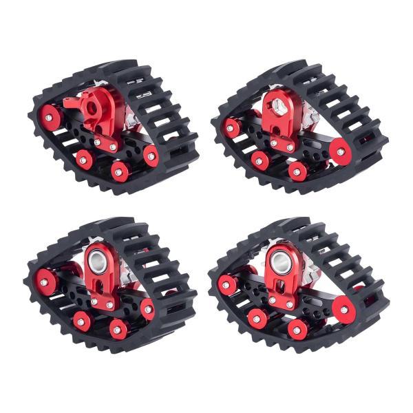 4 個入り 1/24 RCクローラースノートラックホイールタイヤ、アタッチメントコンポーネントの交換...