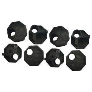 8 個入り キャンプ用チェアコネクタアクセサリー 耐久に優れた耐摩耗交換修理キット バックパッキングスツール用アタッチメント