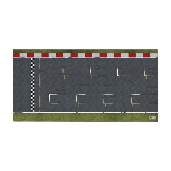 1:64 モデルカーディスプレイ 駐車場マット 滑り止め 写真撮影用背景 レイアウト デスクトップ ...